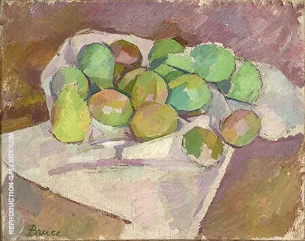 Plums Yale by Patrick Henry Bruce | Oil Painting Reproduction