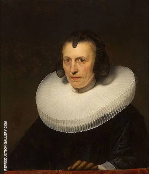 Portrait of Aletta Adraensdochter 1639 | Oil Painting Reproduction