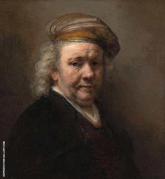Self Portrait 1669 by Rembrandt Van Rijn | Oil Painting Reproduction