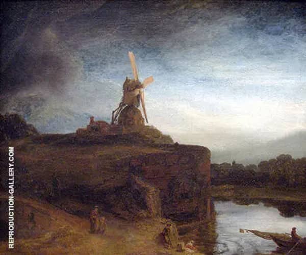 The Mill c1645-48 by Rembrandt Van Rijn | Oil Painting Reproduction