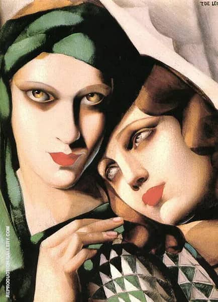 Green Turban 1930 by Tamara de Lempicka | Oil Painting Reproduction