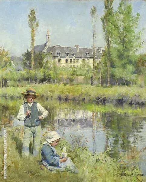 The Convent 1882 by Stanhope Forbes | Oil Painting Reproduction