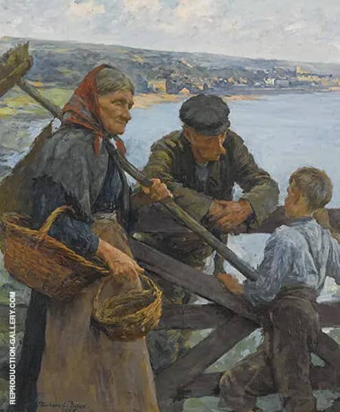 Gossips 1907 by Stanhope Forbes | Oil Painting Reproduction