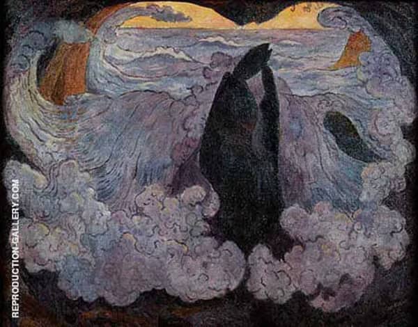 The Violet Wave c1896 by Georges Lacombe | Oil Painting Reproduction