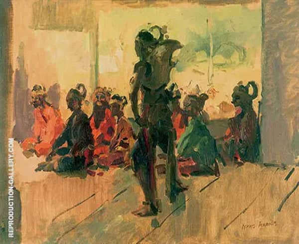 Wayang by Isaac Israels | Oil Painting Reproduction