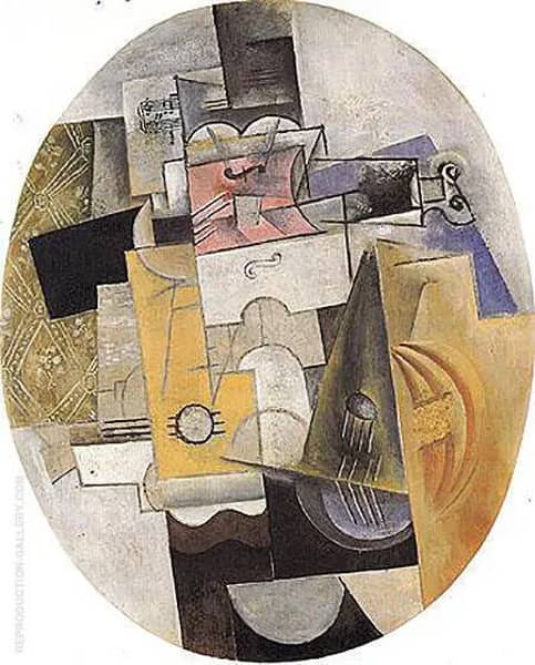 Musical Instruments 1912 by Pablo Picasso | Oil Painting Reproduction