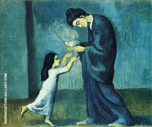 The Soup c1902-03 by Pablo Picasso | Oil Painting Reproduction