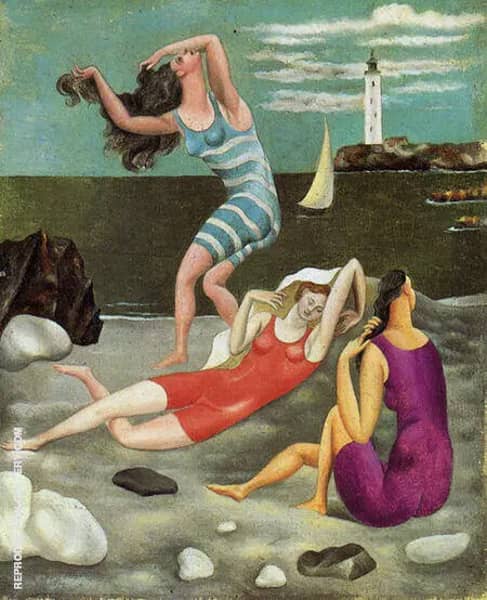 Women Bathing 1918 by Pablo Picasso | Oil Painting Reproduction