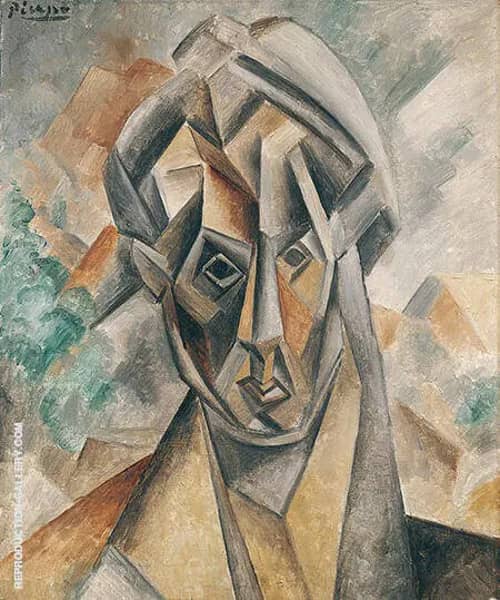 Portrait of Fernande 1909 by Pablo Picasso | Oil Painting Reproduction