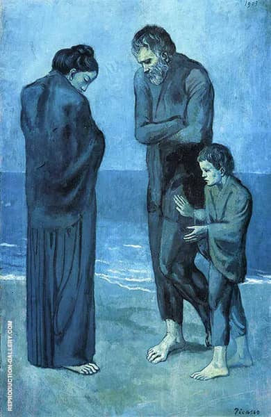The Tragedy 1903 by Pablo Picasso | Oil Painting Reproduction