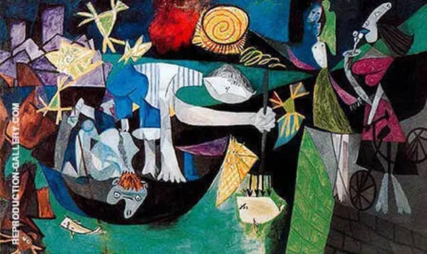 Night Fishing at Antibes 1939 by Pablo Picasso | Oil Painting Reproduction