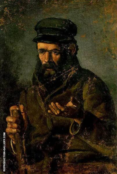 Beggar in a Cap 1895 by Pablo Picasso | Oil Painting Reproduction