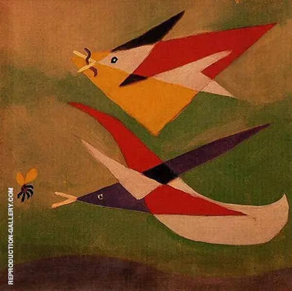 Two Swallows 1932 by Pablo Picasso | Oil Painting Reproduction