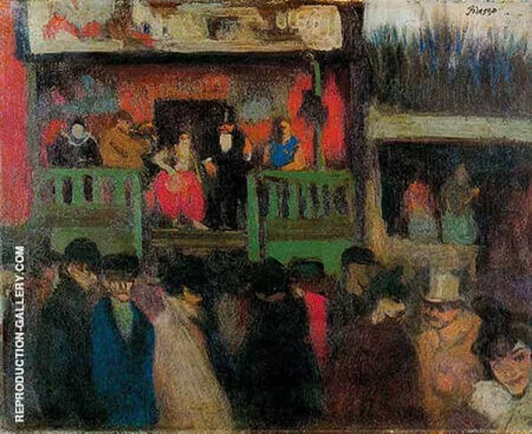 The Montmartre Fair 1900 by Pablo Picasso | Oil Painting Reproduction