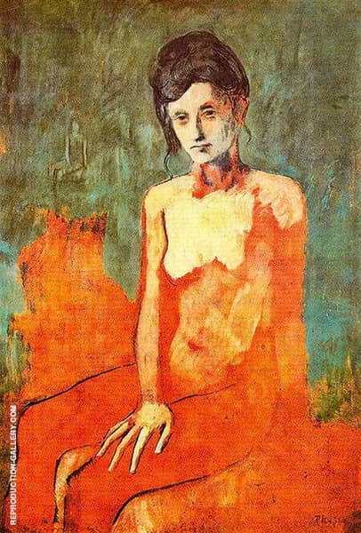 Seated Nude 1905 by Pablo Picasso | Oil Painting Reproduction