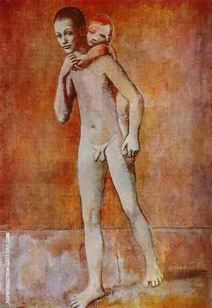 The Two Brothers 1906 by Pablo Picasso | Oil Painting Reproduction