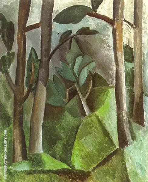 Landscape 1908 by Pablo Picasso | Oil Painting Reproduction