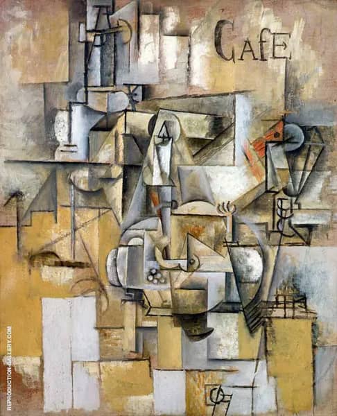 Dove with Green Peas 1912 by Pablo Picasso | Oil Painting Reproduction