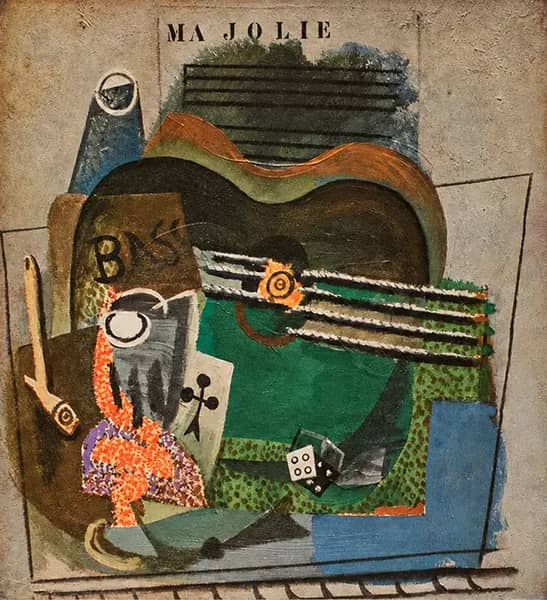 Ma Jolie 1914 by Pablo Picasso | Oil Painting Reproduction