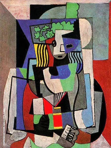 The Schoolgirl 1919 by Pablo Picasso | Oil Painting Reproduction