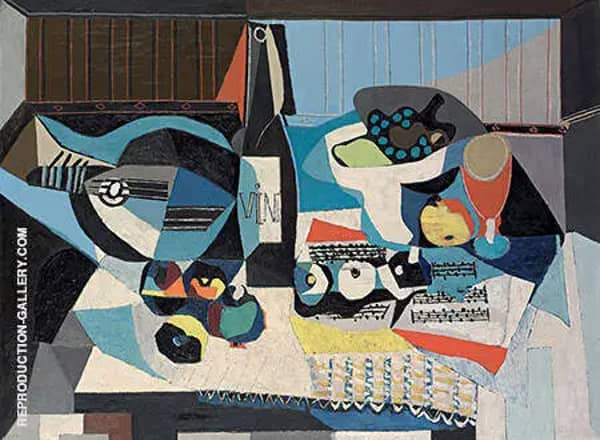 Bottle of Wine c1925 by Pablo Picasso | Oil Painting Reproduction