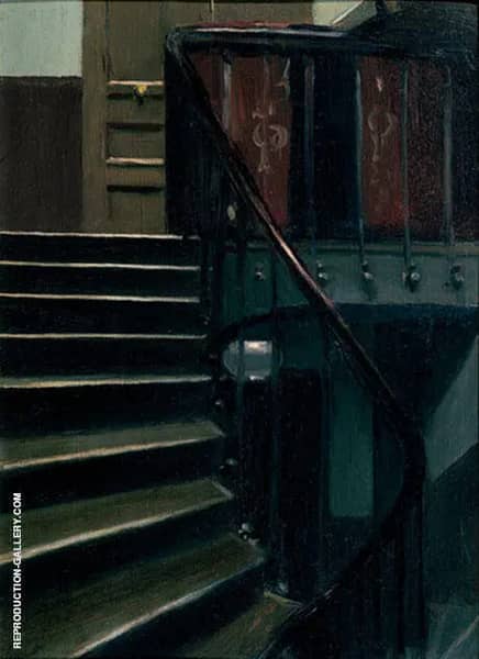 Stairway at 48 Rue de Lille Paris | Oil Painting Reproduction