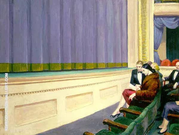 First Row Orchestra 1951 by Edward Hopper | Oil Painting Reproduction