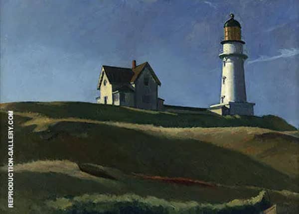 Light House Hill by Edward Hopper | Oil Painting Reproduction