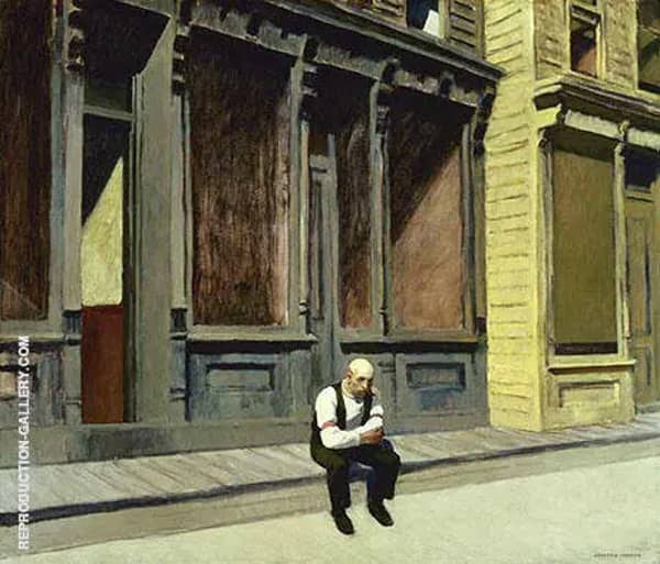 Sunday 1926 by Edward Hopper | Oil Painting Reproduction