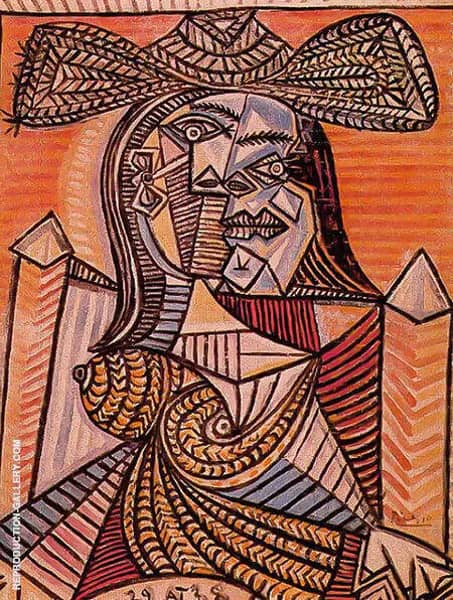 Seated Woman 1938 by Pablo Picasso | Oil Painting Reproduction