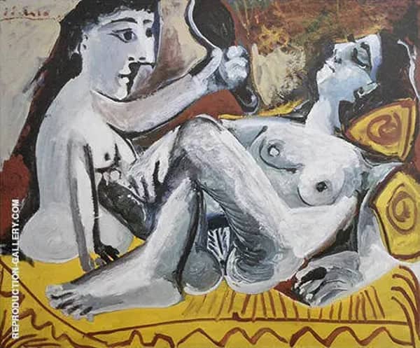 The Two Friends 1965 by Pablo Picasso | Oil Painting Reproduction