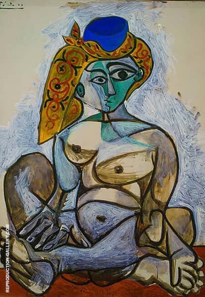 Female Nude in a Turkish Cap 1955 | Oil Painting Reproduction