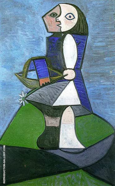 Child with Flower 1945 by Pablo Picasso | Oil Painting Reproduction