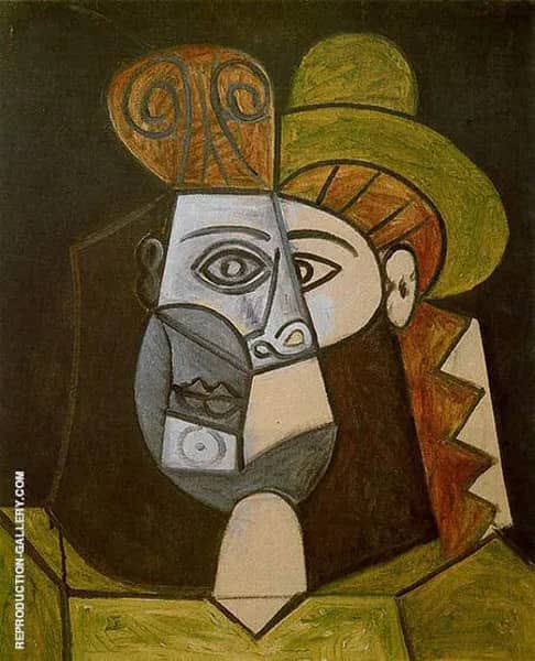 Head of a Woman 1947 by Pablo Picasso | Oil Painting Reproduction
