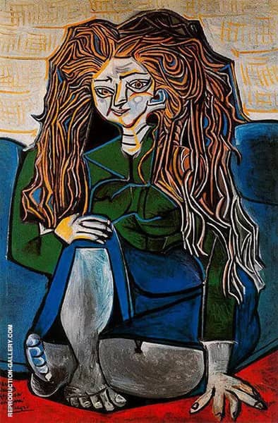 Portrait of Madame H.P. 1952 by Pablo Picasso | Oil Painting Reproduction