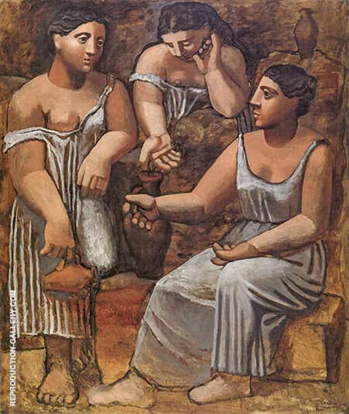 Three Women at the Spring 1921 | Oil Painting Reproduction
