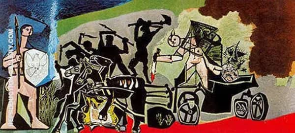 War 1952 by Pablo Picasso | Oil Painting Reproduction