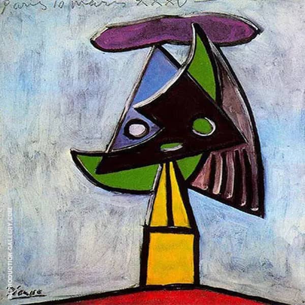 Head of a Woman Olga Picasso 1935 | Oil Painting Reproduction