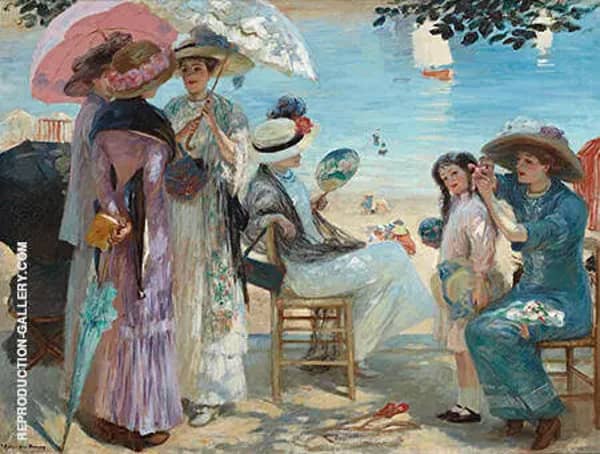 Summer Time 1907 by Rupert Bunny | Oil Painting Reproduction