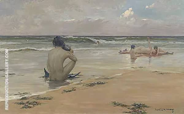 Mermaids 1891 by Rupert Bunny | Oil Painting Reproduction