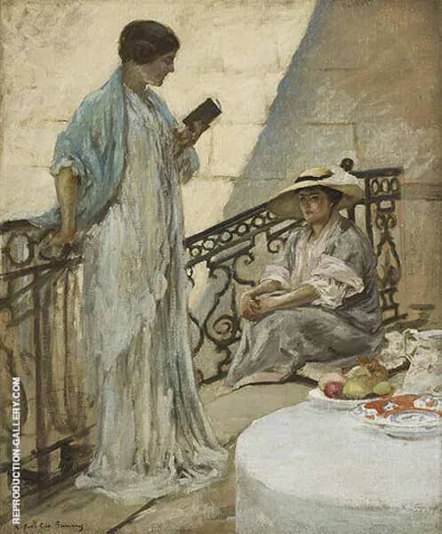 Women Reading by Rupert Bunny | Oil Painting Reproduction