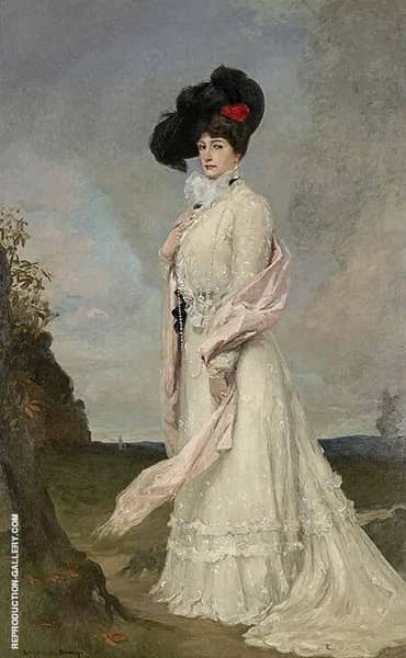 Madame Melba c1902 by Rupert Bunny | Oil Painting Reproduction