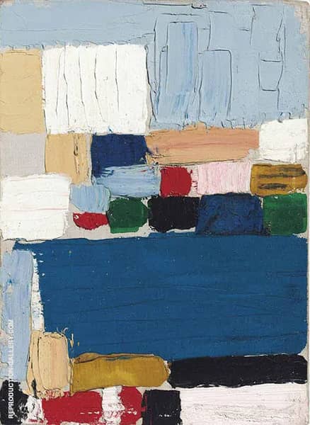 Le Castalet by Nicolas De Stael | Oil Painting Reproduction