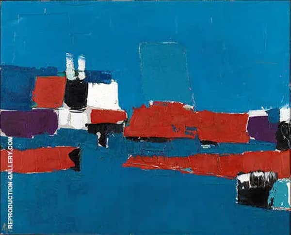 Le Lavendou by Nicolas De Stael | Oil Painting Reproduction