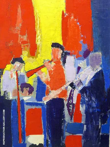 Musicians by Nicolas De Stael | Oil Painting Reproduction