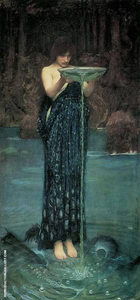 Circe Invidiosa by John William Waterhouse | Oil Painting Reproduction