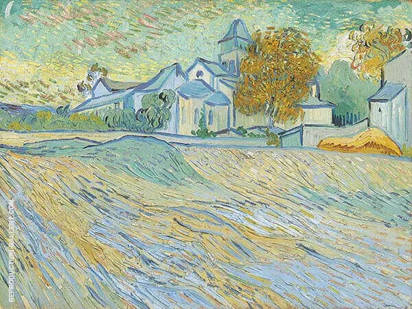 View of the Church of Saint Paul de Mausole | Oil Painting Reproduction