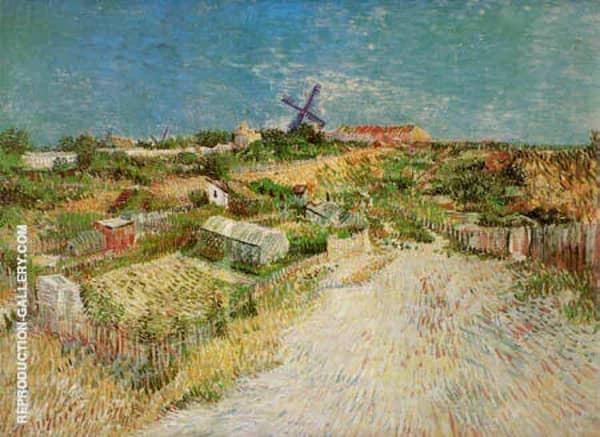Vegetable Gardens in Montmartre 2 | Oil Painting Reproduction