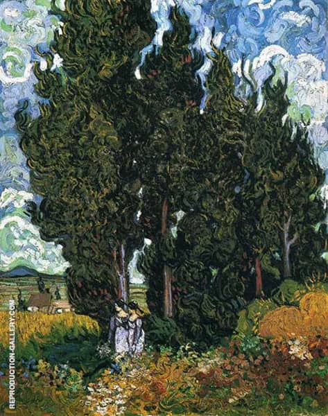 Field with Poppies 1889 by Vincent van Gogh | Oil Painting Reproduction