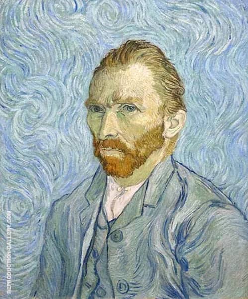 Self Portrait St Remy by Vincent van Gogh | Oil Painting Reproduction